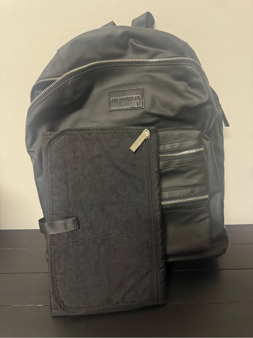 Honest Company Coated Canvas City Diaper Backpack